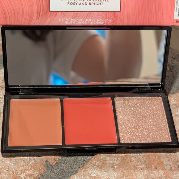 Laura Geller – Made to Multitask Eye, Lip & Cheek Palette • Rosy & Bright • NEW - Picture 4 of 5